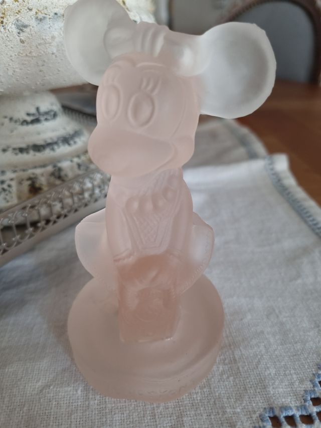 Statua Minnie Mouse vetro satinato