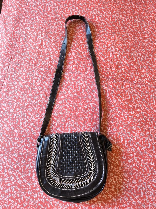 Bolso bandolera marrón