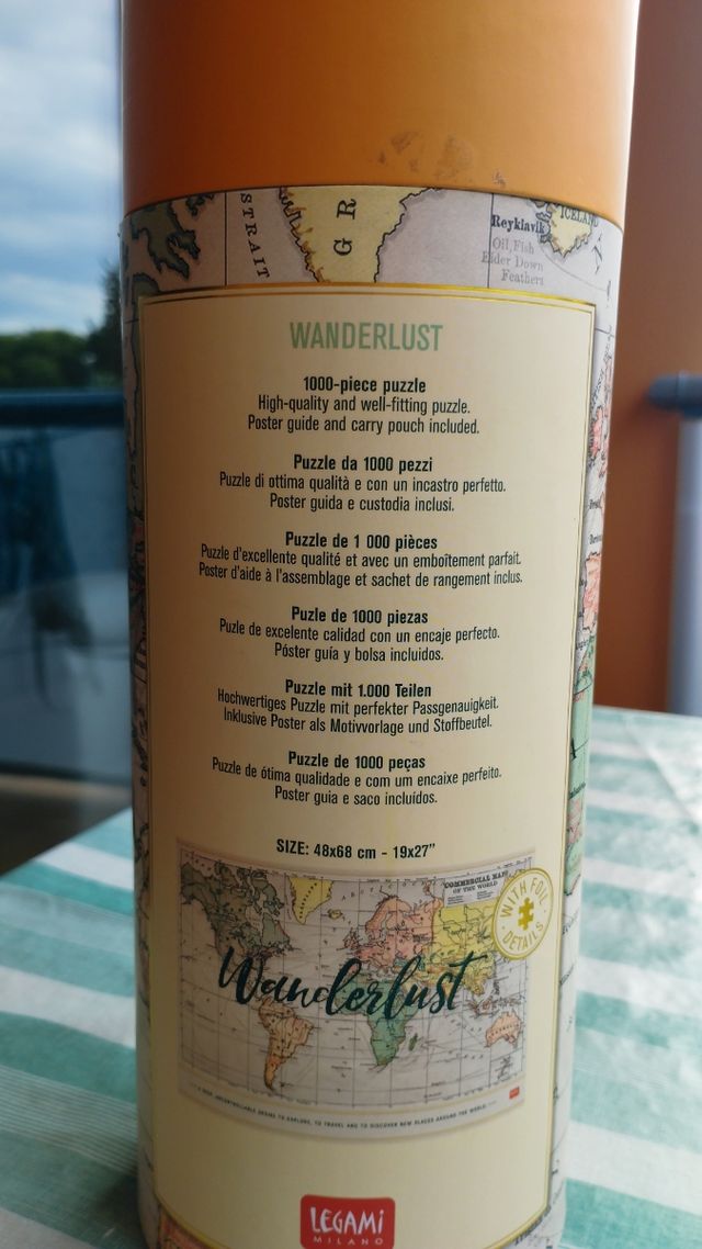 Puzzle Wanderlust Mapamundi