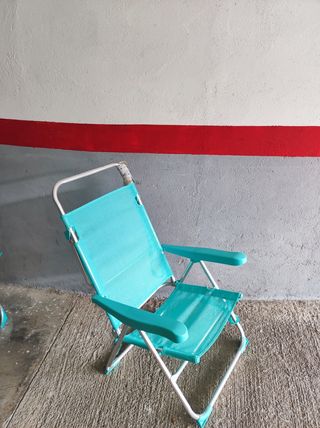 Silla playa aluminio 4 posiciones