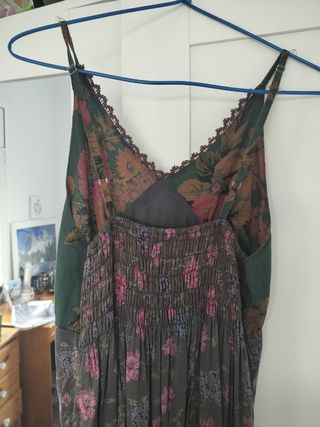 Vestido largo boho multicolor