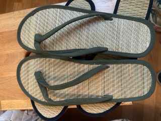 Chanclas H&M esparto-paja 41