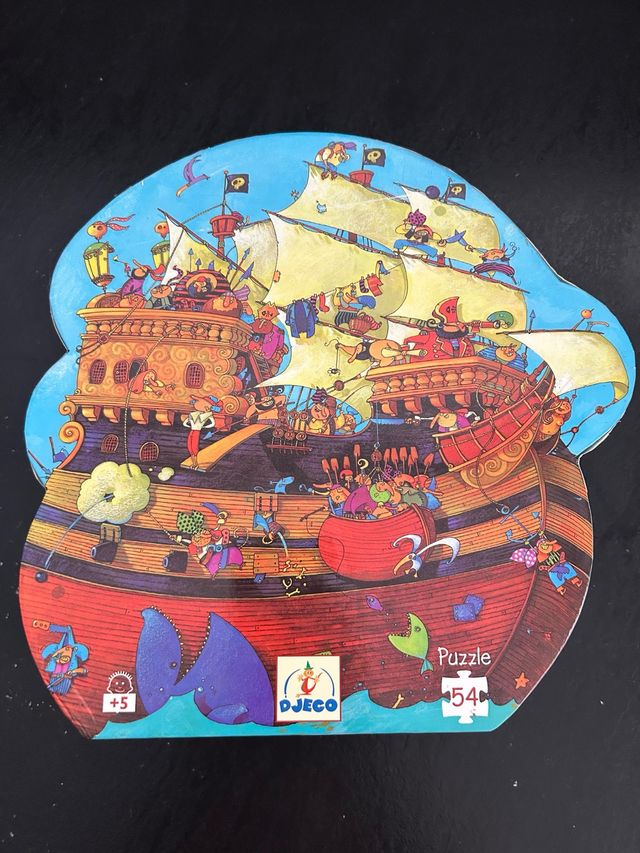 Puzzle Barco Pirata Djeco 54pzas