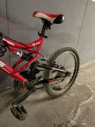Bicicleta infantil 20 polzades de 6-8 anys.