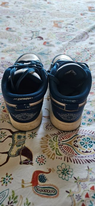 Zapatillas Nike Jordan Jr. Azul-Blanco