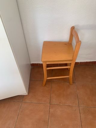 Silla madera infantil