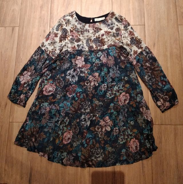 Vestido floral niña 11-12 años