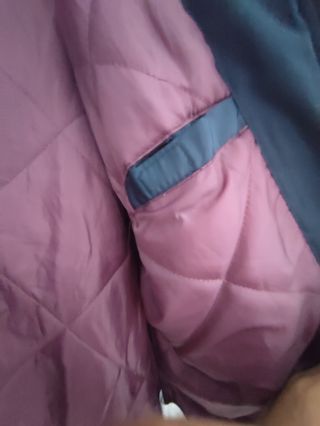 Chaqueta bomber azul marino