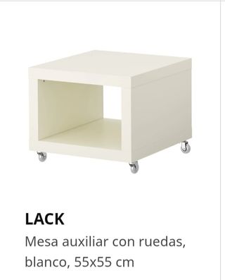 Mesita Lack blanca