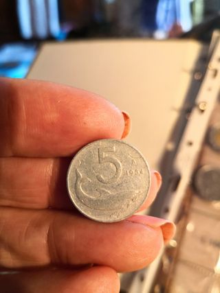5 Lire Italia 1954 - Moneta
