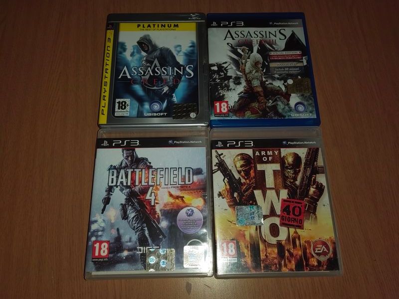 Imagen de 4 juegos de PS3 (PAL): Army of Two, Battlefield 3, AC