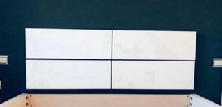 Cabecero cama blanco brillo 160cm