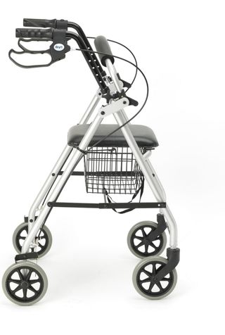 Andador de aluminio con freno 