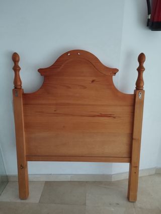 Cabecero Provenzal madera cama 90cm