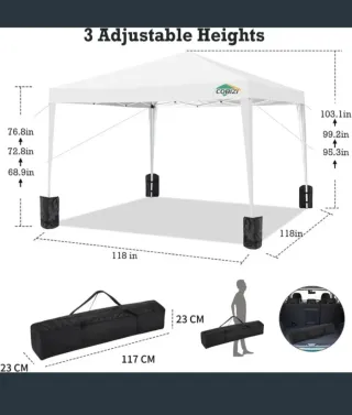 Alquiler Carpa Plegable 3x3