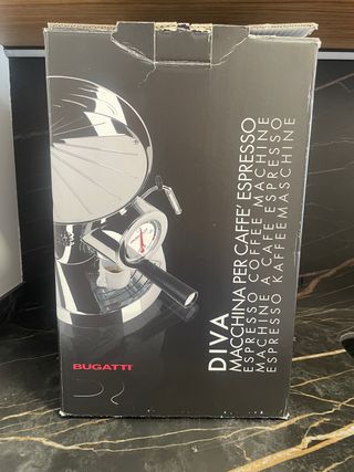 Cafetera Espresso Bugatti Diva Negra