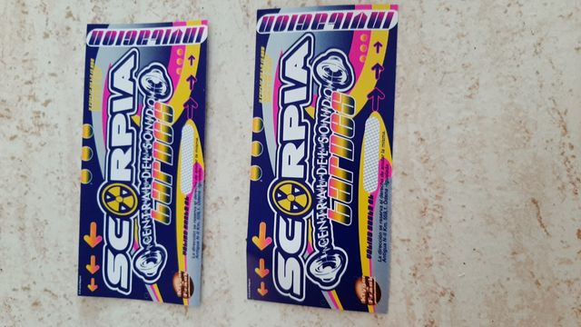 2 Entradas Scorpia - Antigüedades