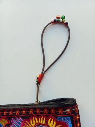 Bolso bordado multicolor