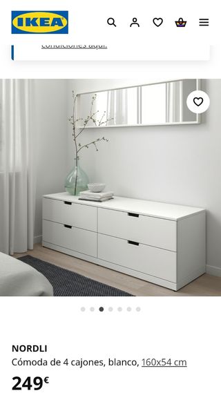 Cómoda IKEA Nordli - última oportunidad