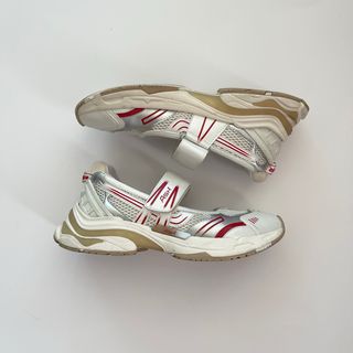 Sneakers Ash bianche e rosse