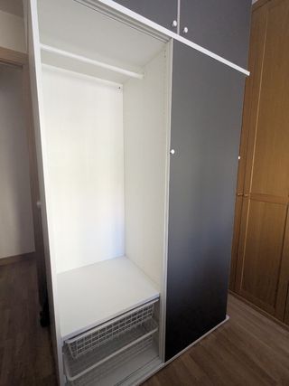 Armario Ikea gris antracita + 2 módulos superiores