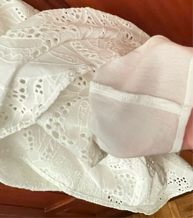 Vestido blanco Zara - Talla M