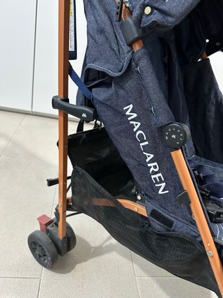Cochecito Maclaren Denim Azul