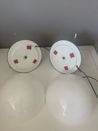 Coppia di Lampade Fungo Vintage