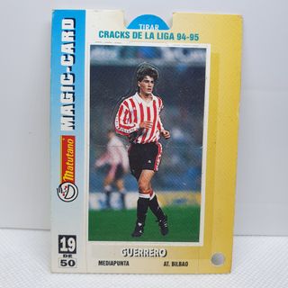 ⚽️ TARJETA DE FUTBOL GUERRERO N.19 CROMO MATUTANO 