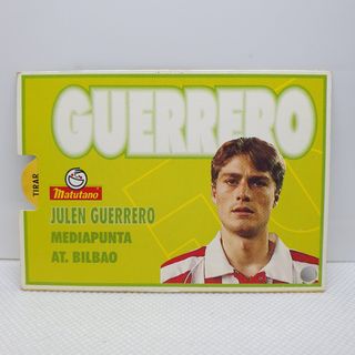 ⚽️ TARJETA DE FUTBOL GUERRERO N.19 CROMO MATUTANO 