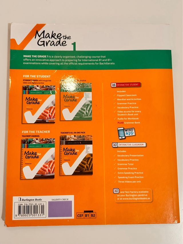 Libro inglés 1 Bachillerato