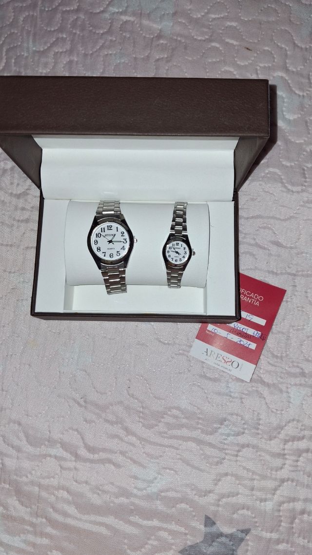 Reloj para Pareja - Plata