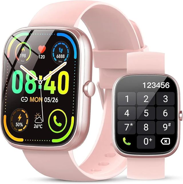 Smartwatch Bluetooth 1.91"HD Rosa