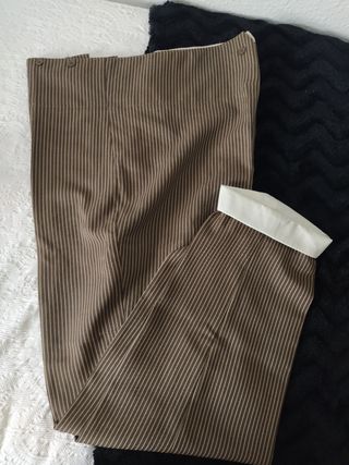 Traje campero / flamenco Comar beige y marrón