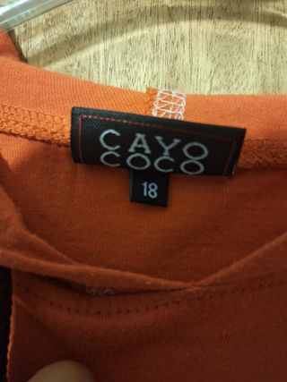 Camiseta tirantes hombre naranja - Mo-Ho Fish Red!