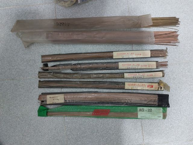 Varillas soldadura: 7 paquetes