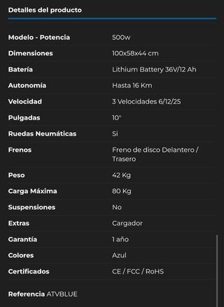 Quad eléctrico infantil skateflash