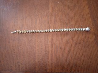 Bracciale pietre trasparenti bianche con riflessi