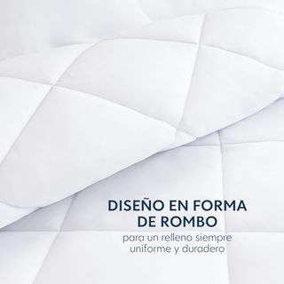 Edredón microfibra 155x220cm blanco