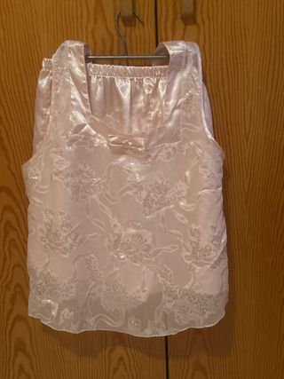 Pijama corto raso rosa