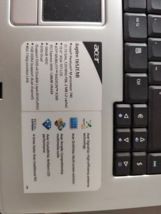 Acer Aspire 1652LMI - Portátil