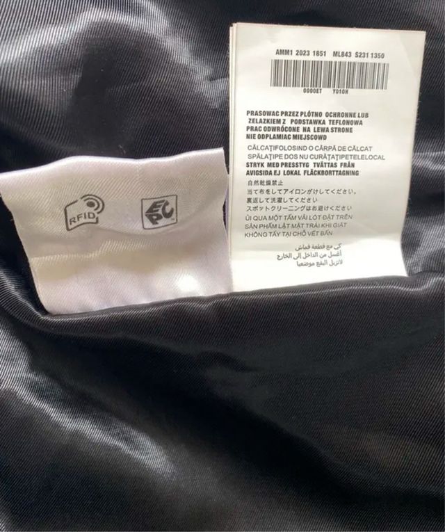 Chaqueta Unisex Miu Miu Azul Marino Original 