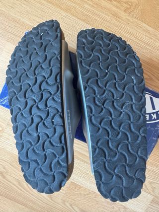 Sandálias Birkenstock Arizona 37 Prateadas