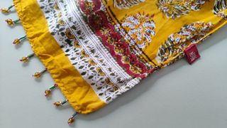 Foulard  175 x 55 cm. Algodón de Sanganer,  India.