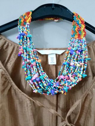 Vestido marrón boho