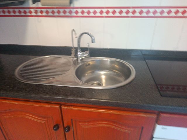 Encimera , fregadero y grifo