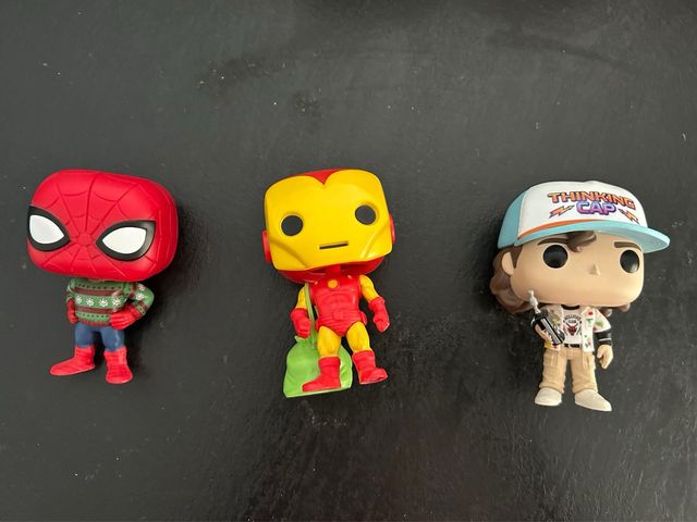 3 Funko Pop! Marvel & Regreso al Futuro
