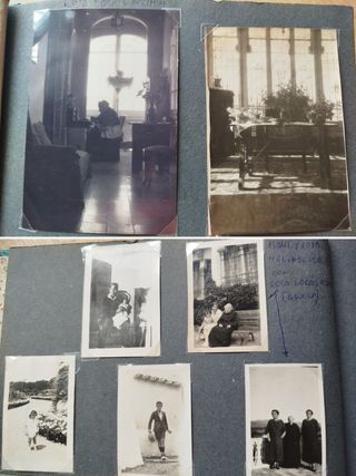 Interesante Álbum Antiguo de fotos + 3 documentos
