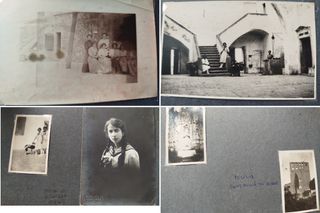 Interesante Álbum Antiguo de fotos + 3 documentos