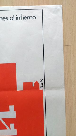 Cartel original Malas Calles (Martin Scorsese 1973